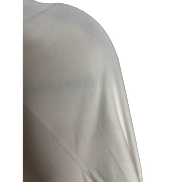 Lululemon Swiftly Tech Long Sleeve Shirt Round Neck White Solid Size 8 - Picture 5 of 7